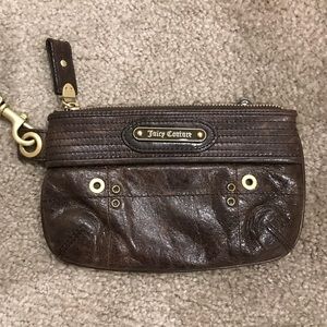 Brown Juicy Couture Wristlet
